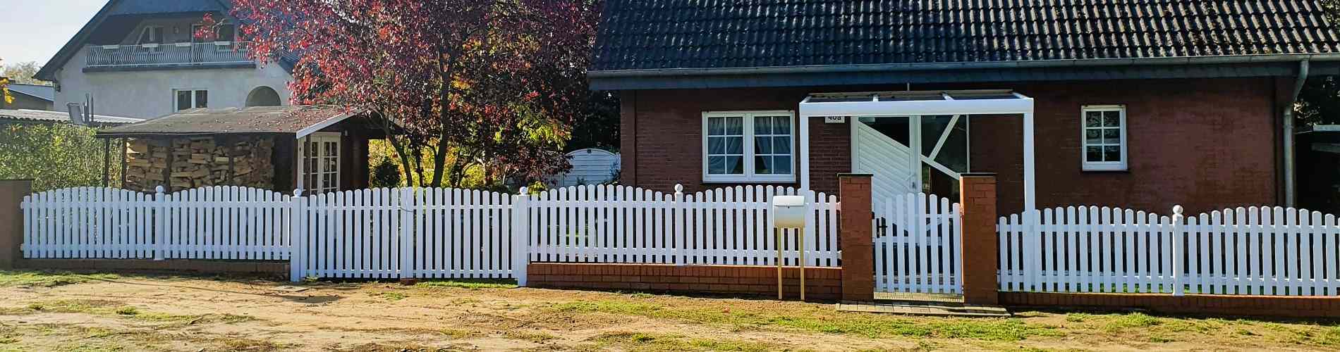 Kunststoff Gartenzäune